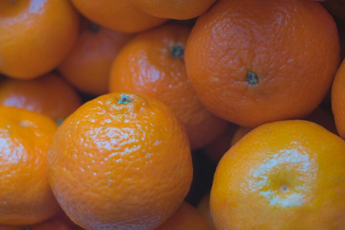 Photo by Konrad Koller a pile of oranges sitting next to each other