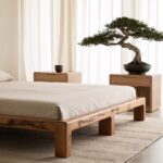 숙면이 건강을 부른다…한국형 ‘슬기로운 수면생활’ 실천법 주목 A bedroom with a bed and a bonsai tree