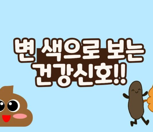 변 색깔로 보는 건강 신호